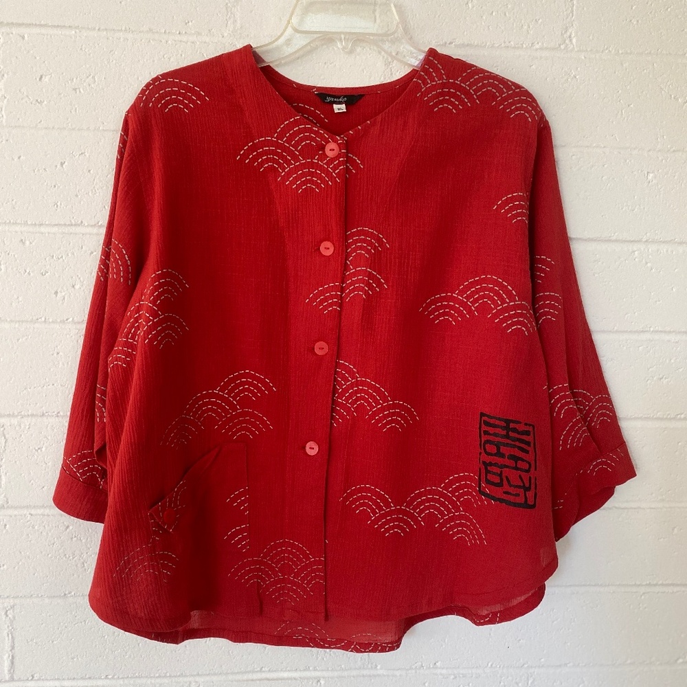 Yasuko Top  3/4 Sleeve M/L